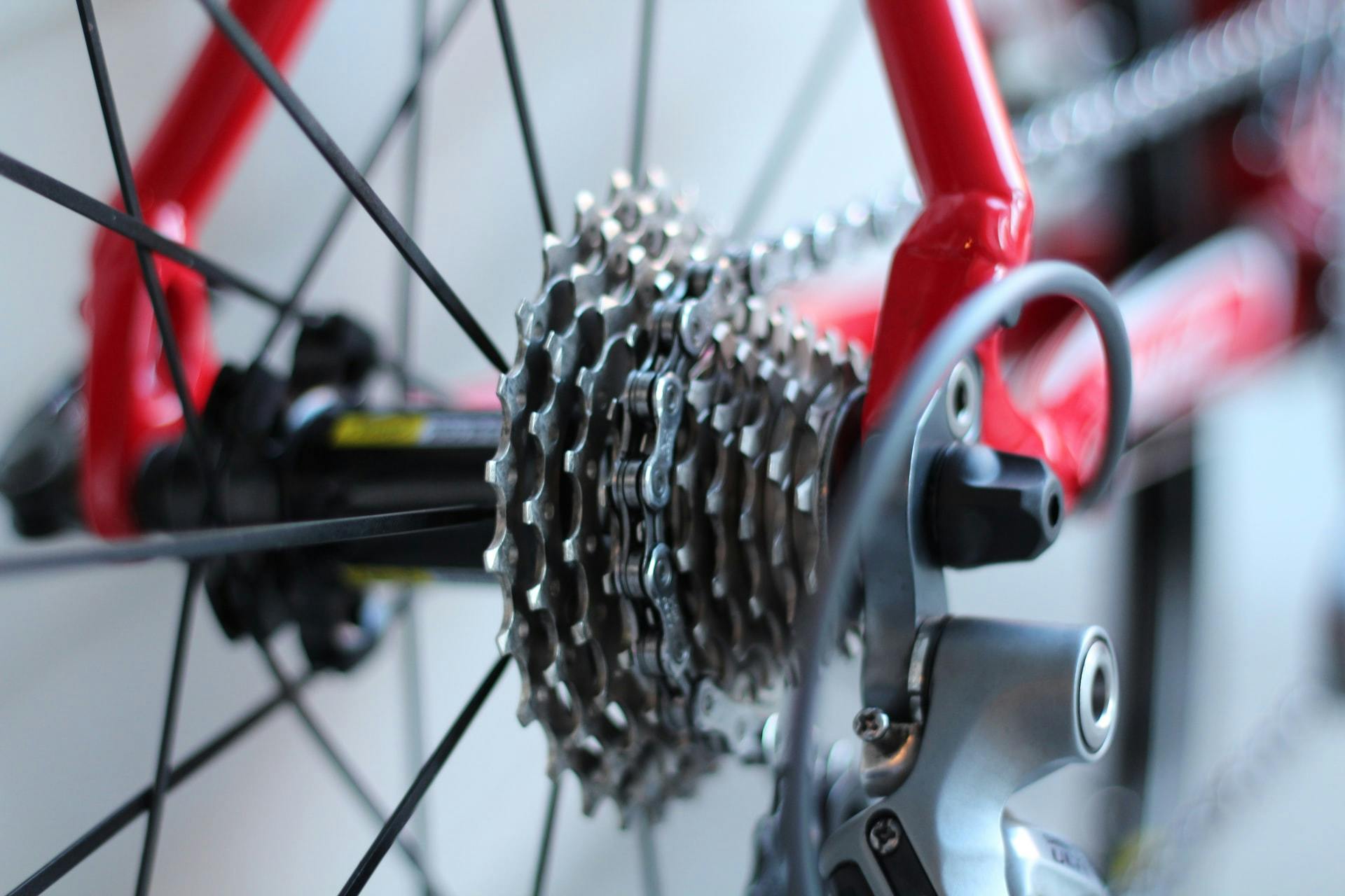 Wheel and gears of bicycle
